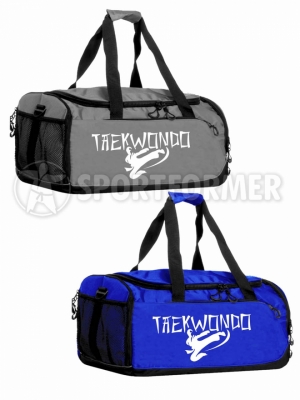 сумка тхэквондо синяя серая taekwondo bag