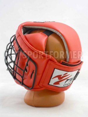 шлем с железной маской для арб рэй-спорт